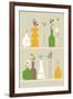 Vases-Dicky Bird-Framed Giclee Print