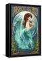 Vashon Island, Washington - Mermaid-Lantern Press-Framed Stretched Canvas