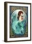 Vashon Island, Washington - Mermaid-Lantern Press-Framed Art Print