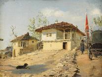 The Staff of Don Cossacks in Bulgaria in 1877, 1877-Vasili Dmitrievich Polenov-Giclee Print