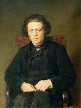 Portrait of Anton Rubinstein 1870-Vasili Grigorevich Perov-Giclee Print