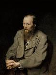 Fyodor Dostoyevsky, Russian Novelist-Vasili Grigorevich Perov-Framed Giclee Print
