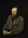 Portrait of the Fyodor Dostojevsky-Vasili Grigorevich Perov-Giclee Print