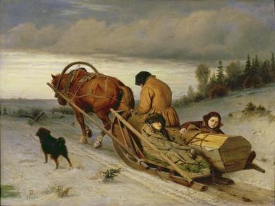 Seeing off the Dead, 1865