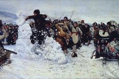 Storm of Snow Fortress, 1891-Vasili Ivanovich Surikov-Giclee Print