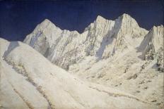 India. Snow on the Himalayas, 1874-1876-Vasili Vasilyevich Vereshchagin-Giclee Print