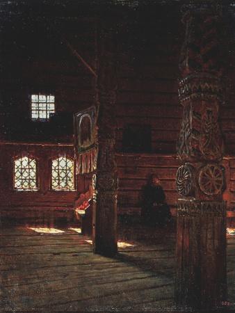 Interior of the Peter and Paul Church in Puchug, 1894