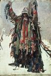 Portrait of a Cossack Woman, 1909-Vasilii Ivanovich Surikov-Giclee Print