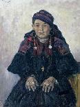 Portrait of a Cossack Woman, 1909-Vasilii Ivanovich Surikov-Giclee Print