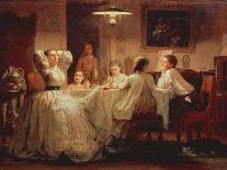 Sewing of the Dowry, 1866-Vasily Maximov-Framed Giclee Print