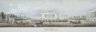 The Stroganov Palace (From the Panorama of the Nevsky Prospek)-Vasily Semyonovich Sadovnikov-Giclee Print