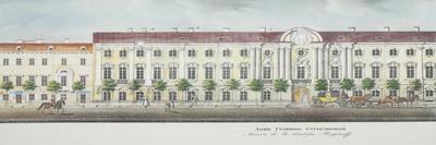 The Stroganov Palace (From the Panorama of the Nevsky Prospek)-Vasily Semyonovich Sadovnikov-Giclee Print