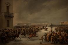 The Decembrist Revolt at the Senate Square on December 14, 1825-Vasily Timm-Giclee Print