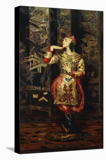 Vaslav Nijinsky in Danse Orientale, 1910-Jacques-emile Blanche-Stretched Canvas