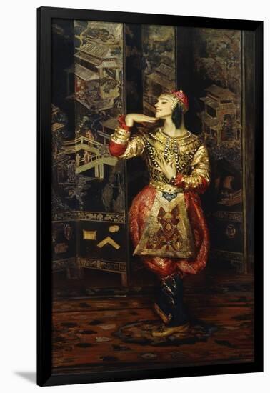 Vaslav Nijinsky in Danse Orientale, 1910-Jacques-emile Blanche-Framed Giclee Print