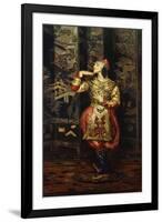 Vaslav Nijinsky in Danse Orientale, 1910-Jacques-emile Blanche-Framed Giclee Print