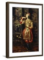 Vaslav Nijinsky in Danse Orientale-null-Framed Giclee Print