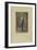 Vaslav Nijinsky in the Ballet Le Spectre De La Rose, 1911-null-Framed Giclee Print