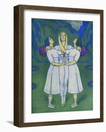 Vaslav Nijinsky, Jeux 3-Valentine Gross-Framed Art Print