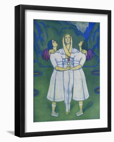 Vaslav Nijinsky, Jeux 3-Valentine Gross-Framed Art Print