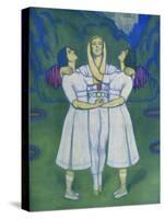 Vaslav Nijinsky, Jeux 3-Valentine Gross-Stretched Canvas