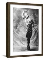 Vaslav Nijinsky, Russian Ballet Dancer, in Le Spectre De La Rose, Paris, 1911-null-Framed Giclee Print