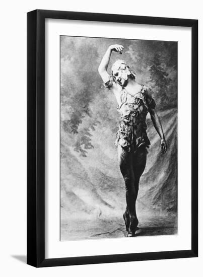 Vaslav Nijinsky, Russian Ballet Dancer, in Le Spectre De La Rose, Paris, 1911-null-Framed Giclee Print