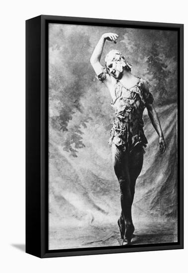 Vaslav Nijinsky, Russian Ballet Dancer, in Le Spectre De La Rose, Paris, 1911-null-Framed Stretched Canvas