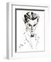 Vaslav Nijinsky, Russian dancer and choreographer, sepia line caricature, 2004 by Neale Osborne-Neale Osborne-Framed Giclee Print