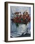 Vaso Bianco con Daliette Amaranto-Danka Weitzen-Framed Giclee Print