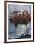 Vaso Bianco con Daliette Amaranto-Danka Weitzen-Framed Giclee Print