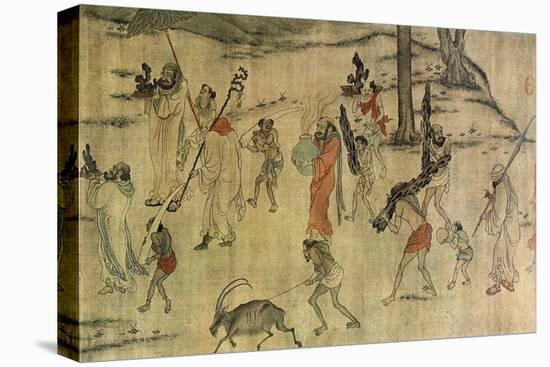 Vassal Bringing their Tributes to the Tang Court, C.600-673-Yan Liben-Stretched Canvas