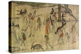 Vassal Bringing their Tributes to the Tang Court, C.600-673-Yan Liben-Stretched Canvas