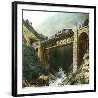 Vassen (Switzerland), Bridge of the Saint-Gothard Railroad, Circa 1865-Leon, Levy et Fils-Framed Photographic Print