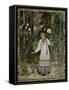 Vassilissa in the Forest, Illustration from the Russian Folk Tale, "The Very Beautiful Vassilissa"-Ivan Bilibin-Framed Stretched Canvas
