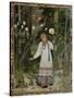 Vassilissa in the Forest, Illustration from the Russian Folk Tale, "The Very Beautiful Vassilissa"-Ivan Bilibin-Stretched Canvas