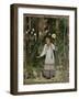 Vassilissa in the Forest, Illustration from the Russian Folk Tale, "The Very Beautiful Vassilissa"-Ivan Bilibin-Framed Premium Giclee Print