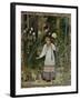 Vassilissa in the Forest, Illustration from the Russian Folk Tale, "The Very Beautiful Vassilissa"-Ivan Bilibin-Framed Giclee Print