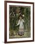 Vassilissa in the Forest, Illustration from the Russian Folk Tale, "The Very Beautiful Vassilissa"-Ivan Bilibin-Framed Giclee Print