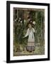 Vassilissa in the Forest, Illustration from the Russian Folk Tale, "The Very Beautiful Vassilissa"-Ivan Bilibin-Framed Giclee Print