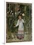 Vassilissa in the Forest, Illustration from the Russian Folk Tale, "The Very Beautiful Vassilissa"-Ivan Bilibin-Framed Giclee Print