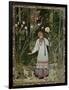 Vassilissa in the Forest, Illustration from the Russian Folk Tale, "The Very Beautiful Vassilissa"-Ivan Bilibin-Framed Giclee Print