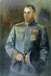 Portrait of the Marshal of the Soviet Union and Poland, Konstantin Rokossovsky-Vassily Nikolayevich Yakovlev-Framed Stretched Canvas