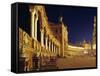 Vast Semi-Circular Plaza De España in Seville-Andrew Watson-Framed Stretched Canvas