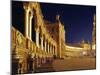 Vast Semi-Circular Plaza De España in Seville-Andrew Watson-Mounted Photographic Print