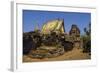 Vat Nokor, Angkorian Sanctuary Dated 11th Century and Modern Temple, Kompong Cham (Kampong Cham)-Nathalie Cuvelier-Framed Photographic Print