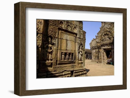 Vat Nokor, Angkorian Sanctuary Dated 11th Century, Kompong Cham (Kampong Cham), Cambodia, Indochina-Nathalie Cuvelier-Framed Photographic Print