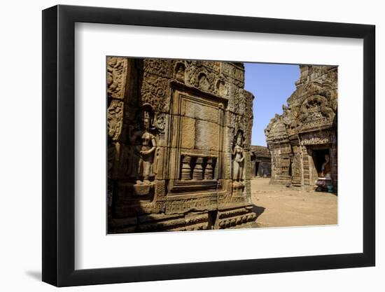 Vat Nokor, Angkorian Sanctuary Dated 11th Century, Kompong Cham (Kampong Cham), Cambodia, Indochina-Nathalie Cuvelier-Framed Photographic Print