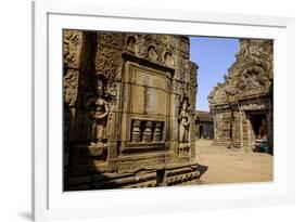 Vat Nokor, Angkorian Sanctuary Dated 11th Century, Kompong Cham (Kampong Cham), Cambodia, Indochina-Nathalie Cuvelier-Framed Photographic Print