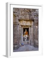 Vat Nokor, Angkorian Sanctuary Dated 11th Century, Kompong Cham (Kampong Cham), Cambodia, Indochina-Nathalie Cuvelier-Framed Photographic Print